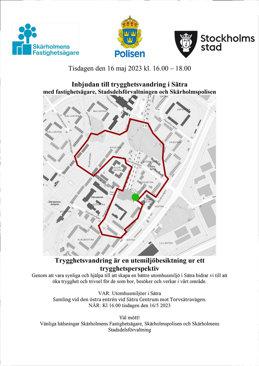 trygghetsvandring i Sätra