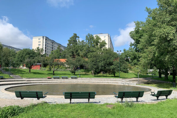 Trissans plaskdamm i Bredäng