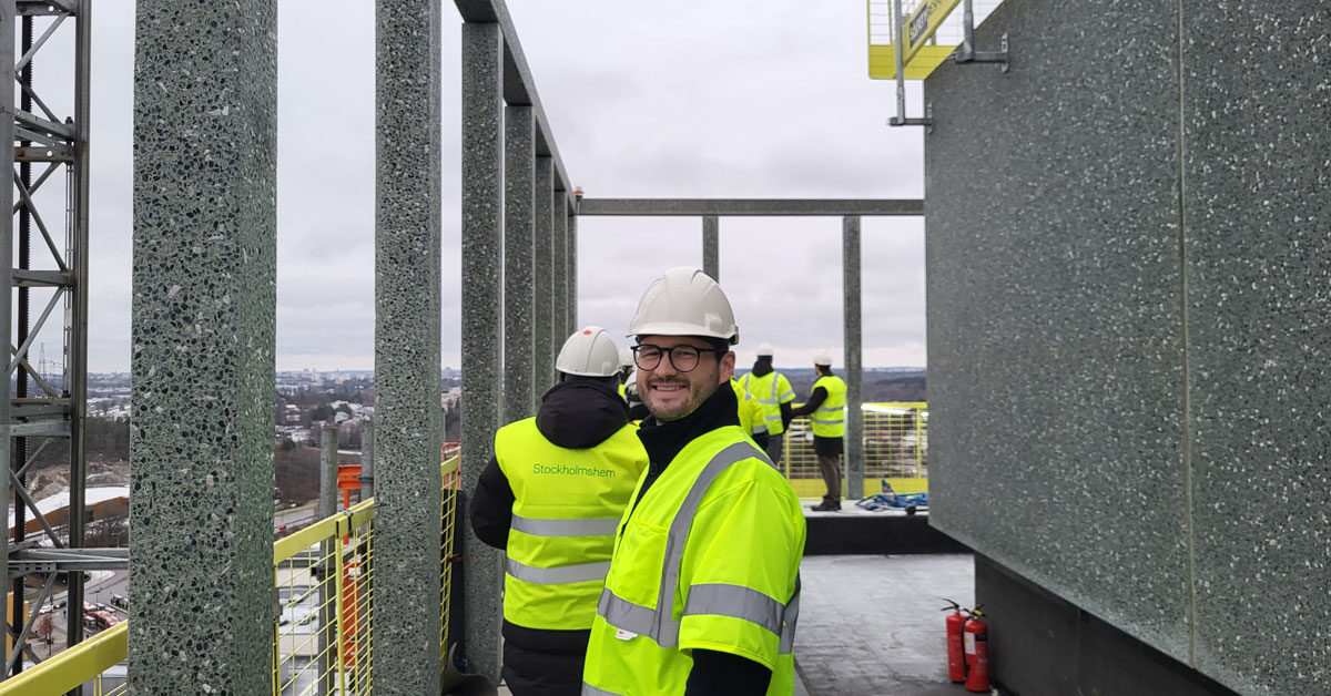 Studiebesök i Stockholmshems nya kontor i Skärholmen