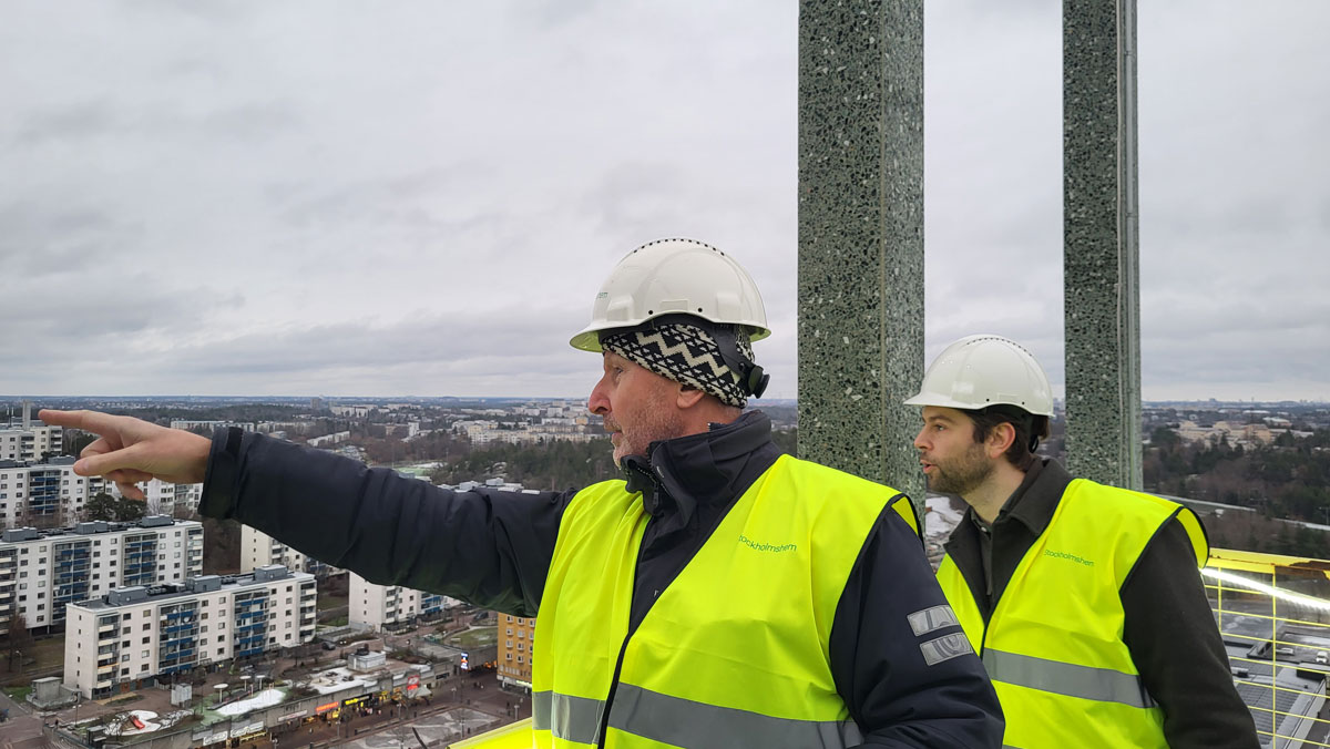 Studiebesök i Stockholmshems nya kontor i Skärholmen