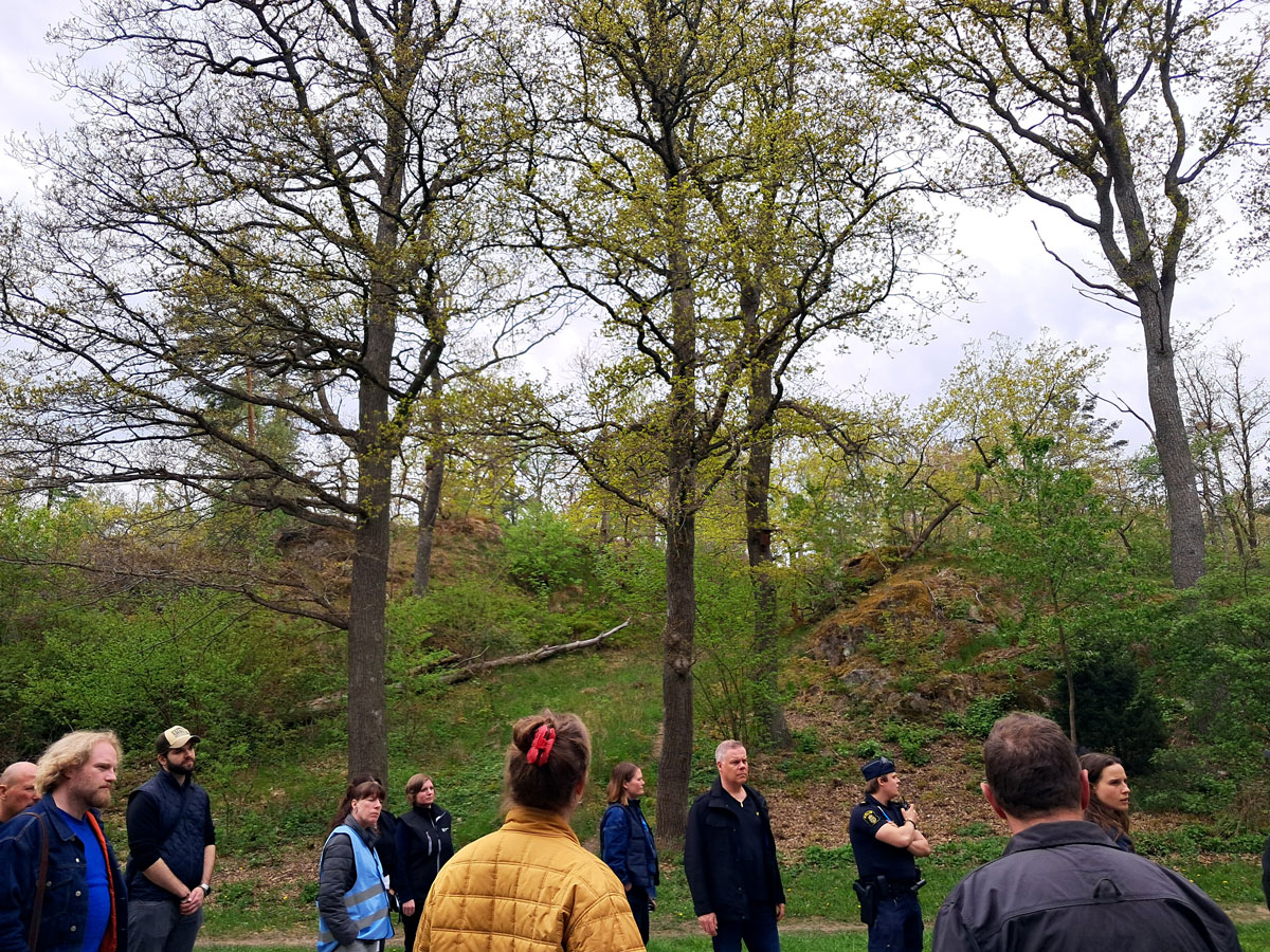 Trygghetsvandring i Vårberg 2025.