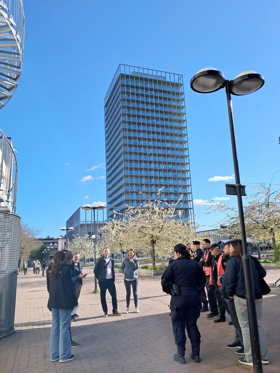 Trygghetsvandring i Skärholmen 2025.