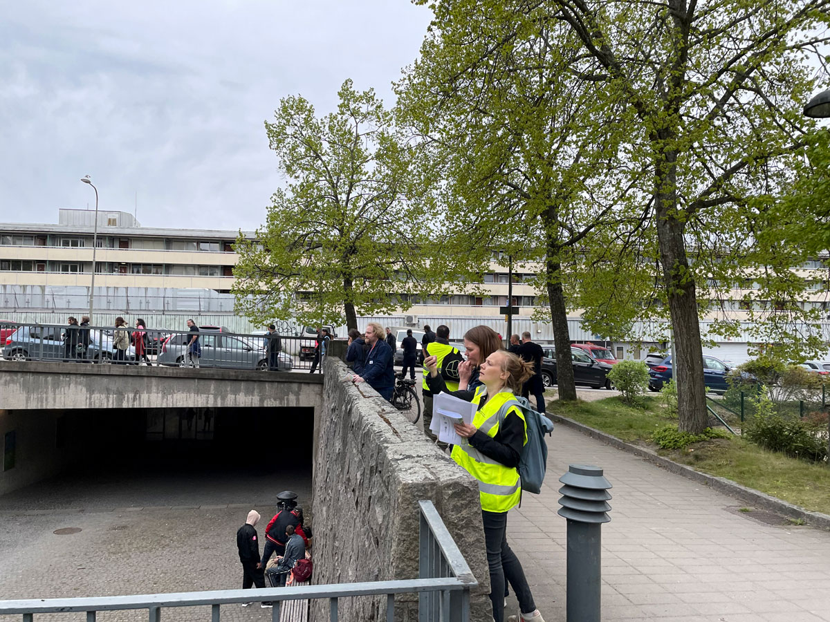 Trygghetsvandring i Vårberg 2025.