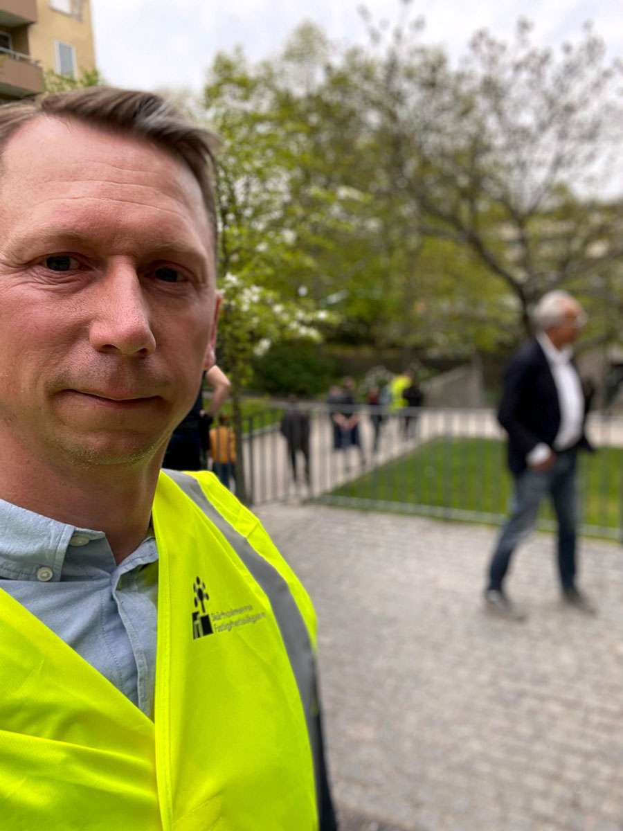 Trygghetsvandring i Vårberg 2025.