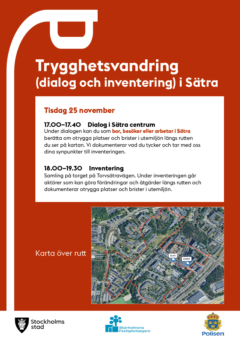 Trygghetsvandring i Sätra