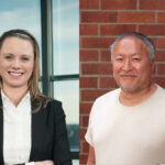 Therese Afram, områdeschef och Johan Hultgren, Förvaltningskoordinator på Victoriahem