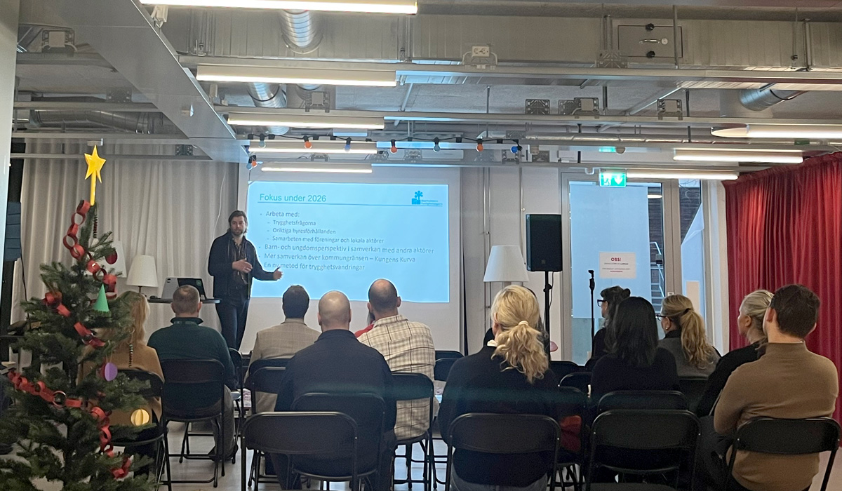 – Ett bra avslut på årets nätverksträffar med många insikter, bra inspel och som alltid när vi ses, värdefulla samtal. Säger Trond Hannerstig, vd, Skärholmens Fastighetsägare.