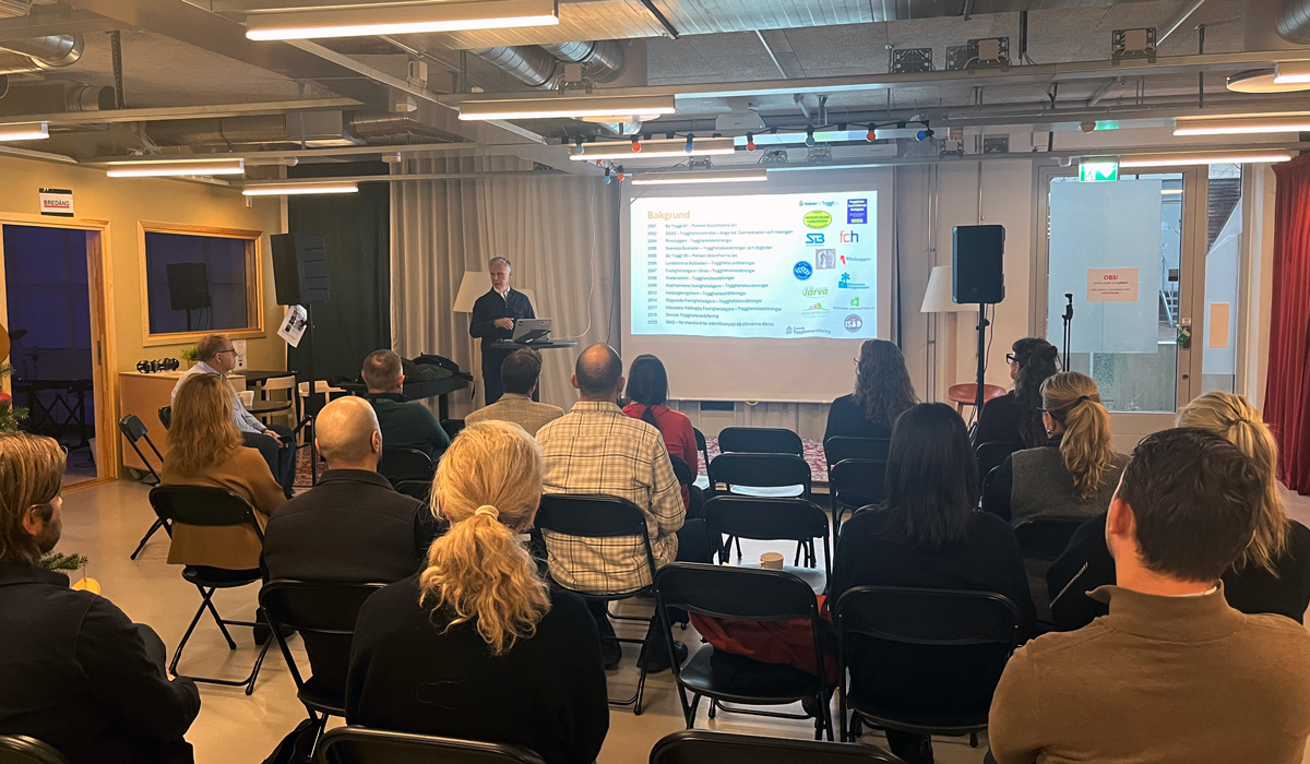 Otrygghet är inget vi måste acceptera. Det går att planera bort, bygga bort och designa bort! Det sa Ulf Malm, vd, Svensk Trygghetscertifiering vid vår nätverksträff Bygga tryggt.