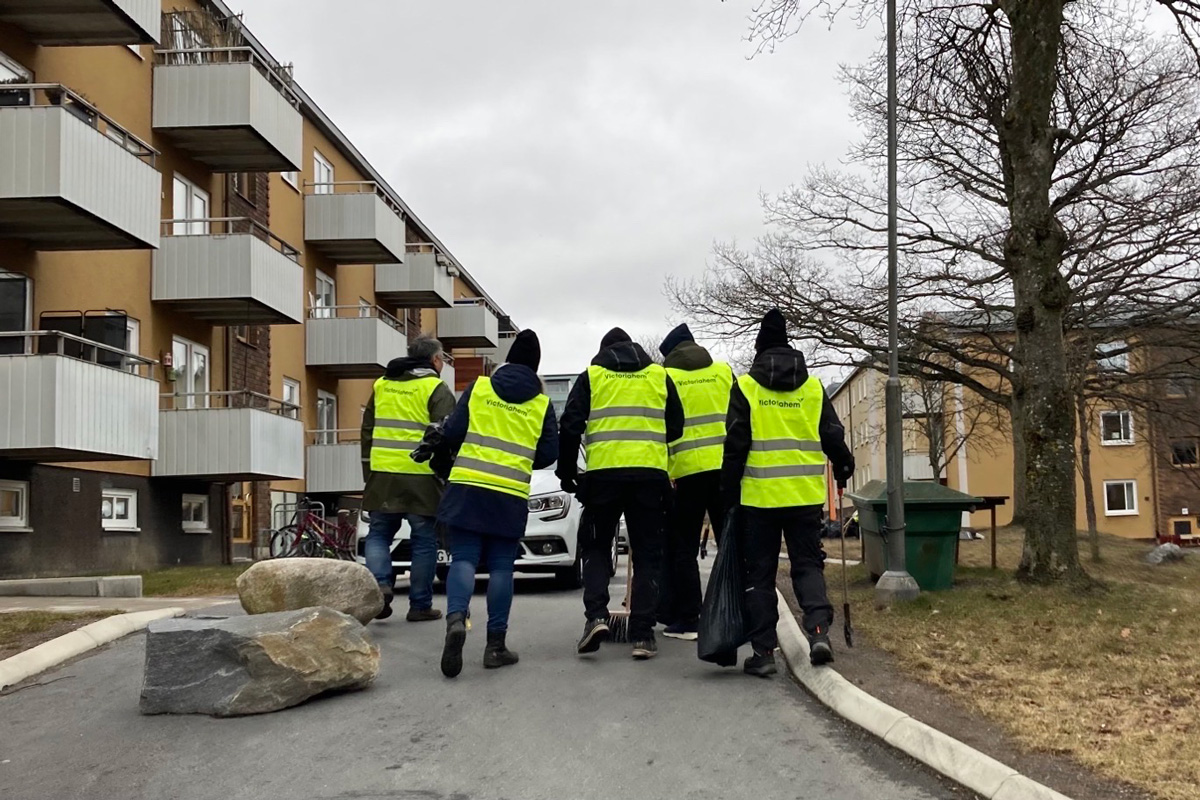 Victoriahem nyttjar medlemsförmånen att säkerhetsbesiktiga sina fastigheter i Vårberg