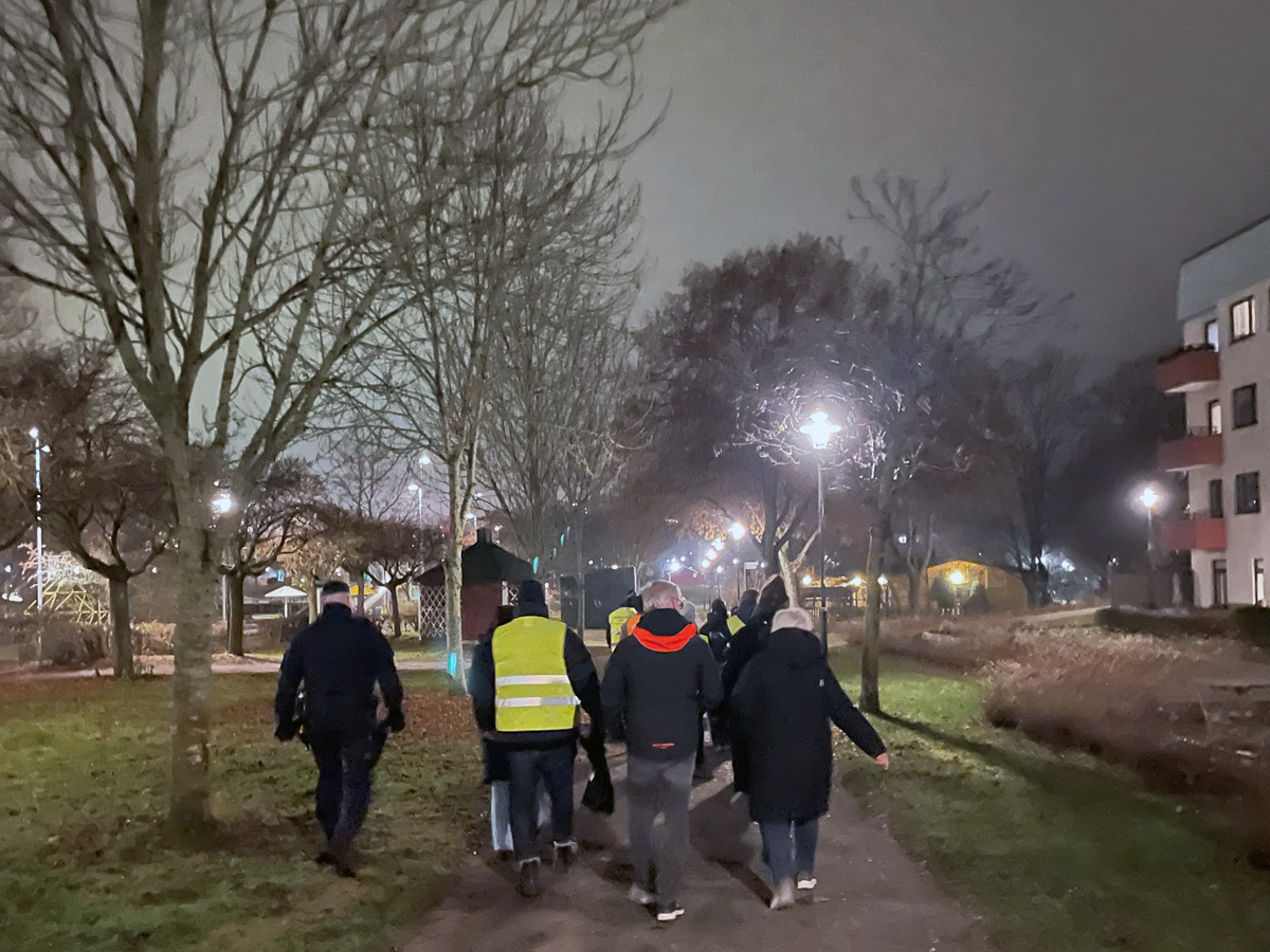 Trygghetsvandring i Sätra 2025-11-25