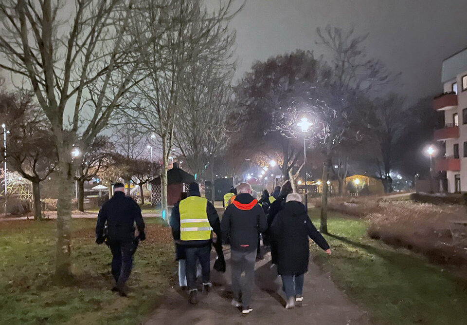 Trygghetsvandring med dialog och inventering i Sätra 251125