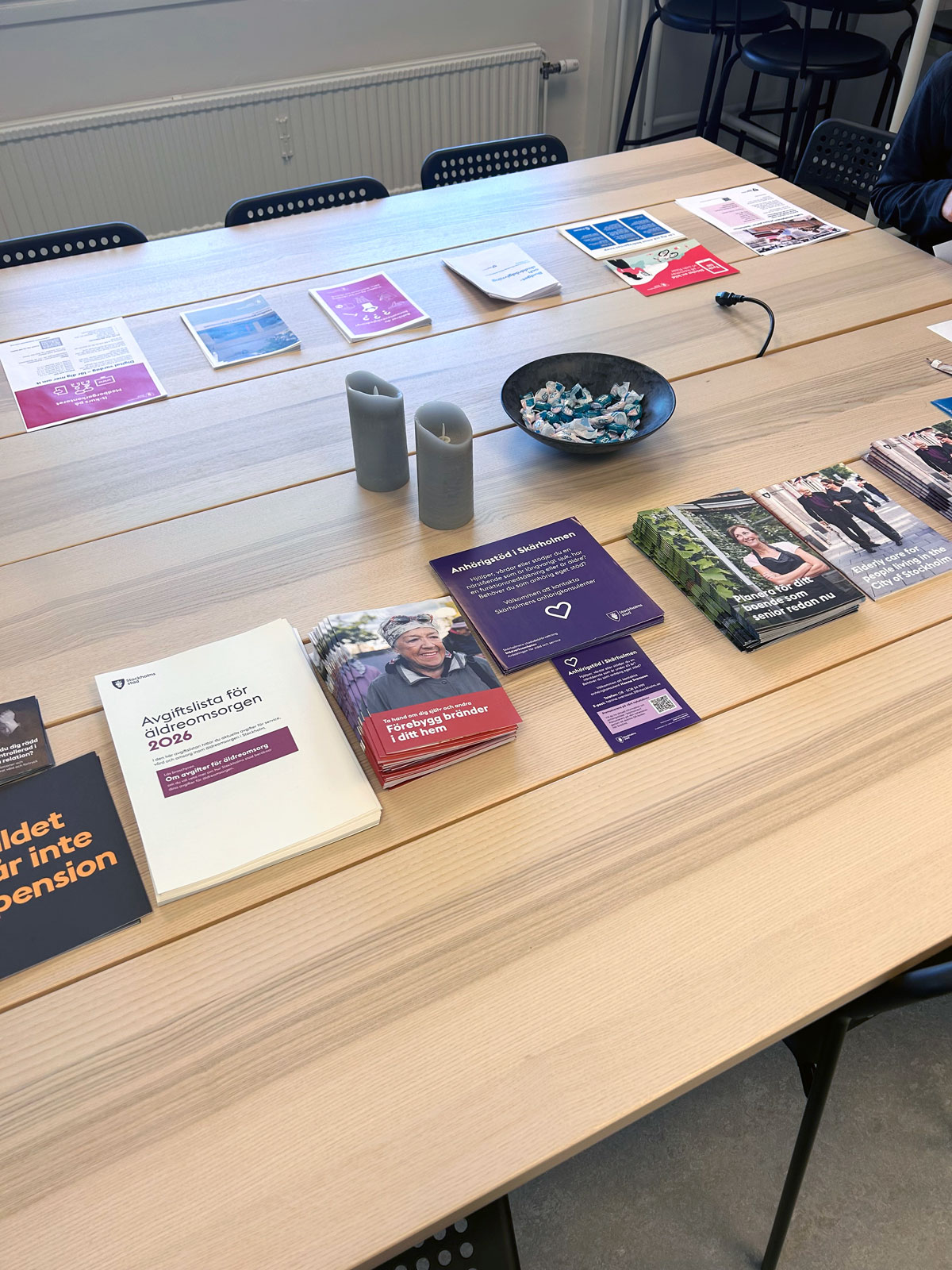 Äldrefältare i byn