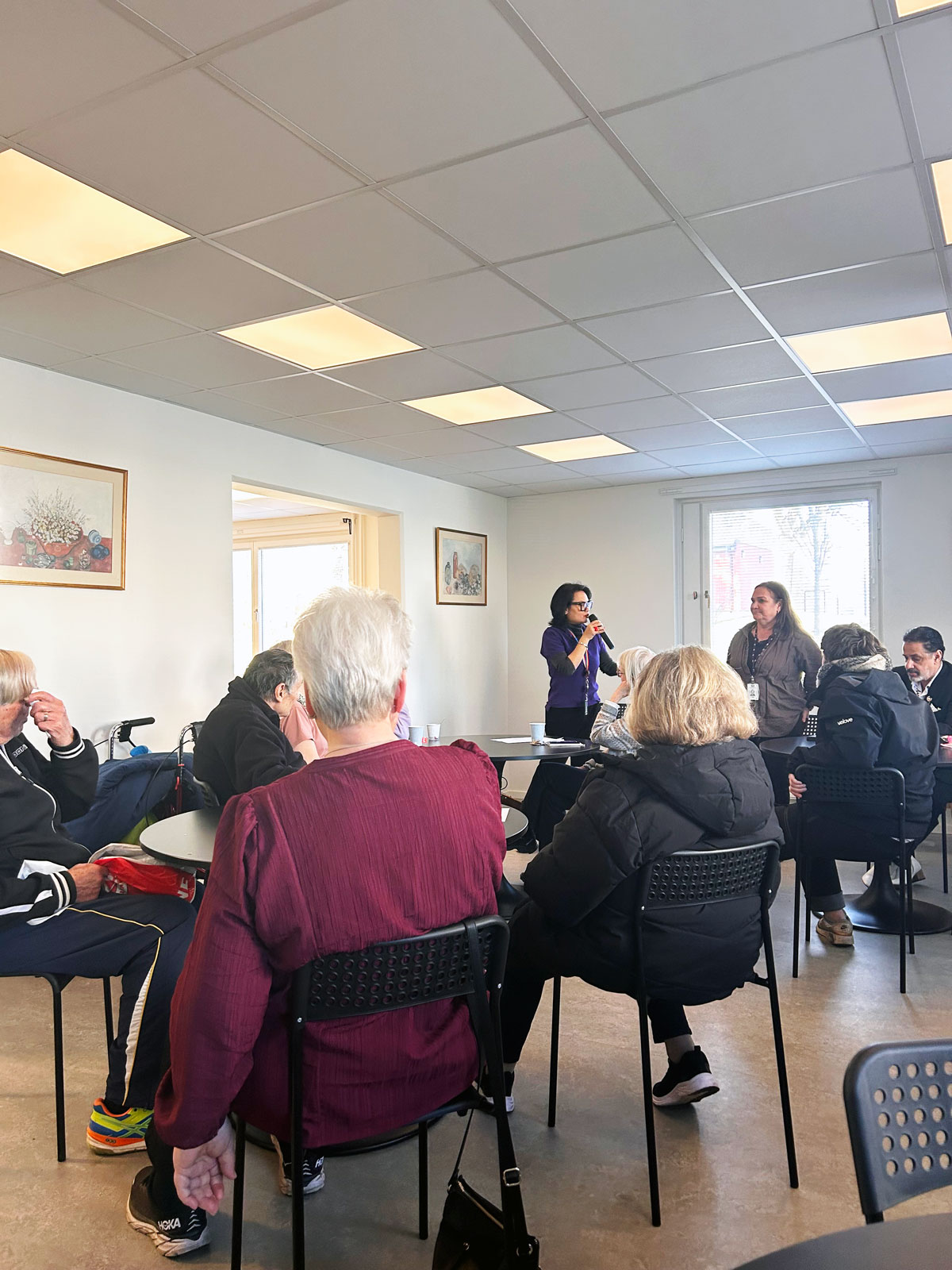 Äldrefältare i byn