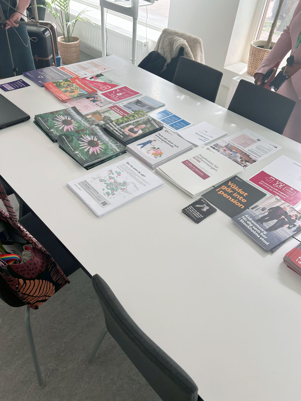 Äldrefältare i byn