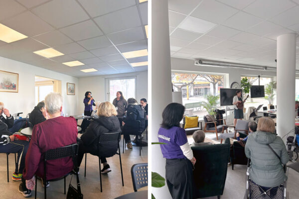 Äldrefältare i byn