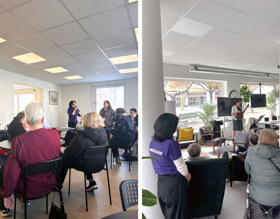 Äldrefältare i byn