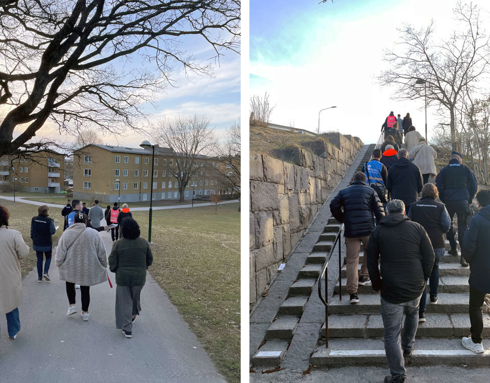 Trygghetsvandring i Vårberg april 2026