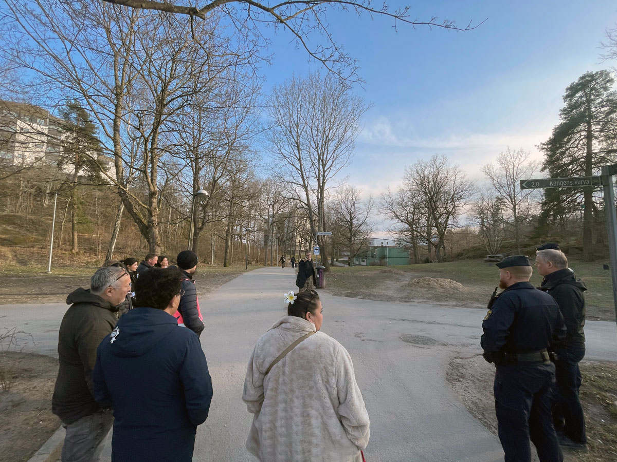 Trygghetsvandring i Vårberg april 2026