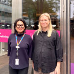 Yaowapa Karlsson, äldrefältare och verksamhetsutvecklare på Skärholmens Stadsdelsförvaltning och Johanna Lindström, områdessamordnare på Skärholmens stadsdelsförvaltning